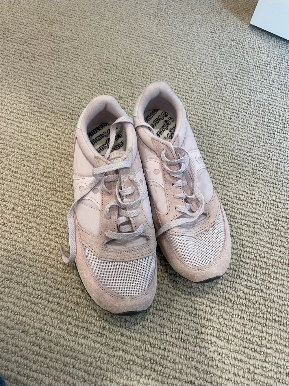 LIKE NEW- Saucony Jazz Vintage Sneaker in Light Pink/Lilac